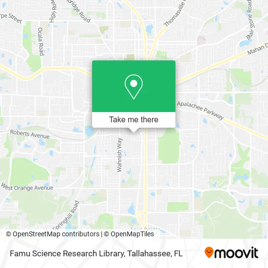 Mapa de Famu Science Research Library