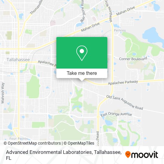 Mapa de Advanced Environmental Laboratories