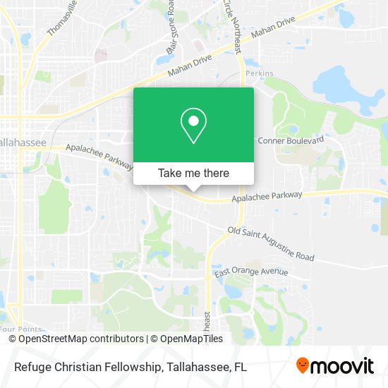 Refuge Christian Fellowship map