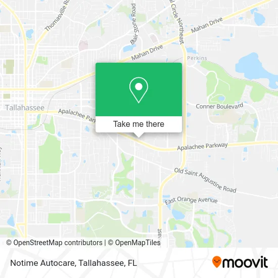 Notime Autocare map