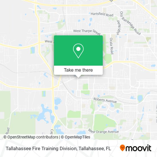Mapa de Tallahassee Fire Training Division