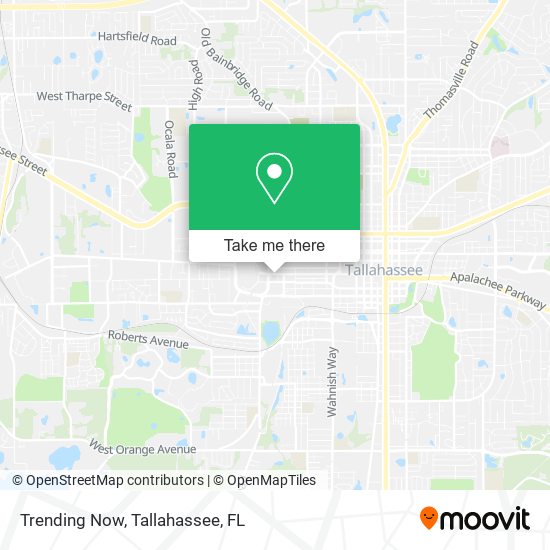 Trending Now map