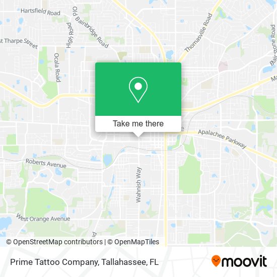 Prime Tattoo Company map
