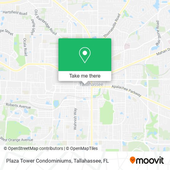Plaza Tower Condominiums map