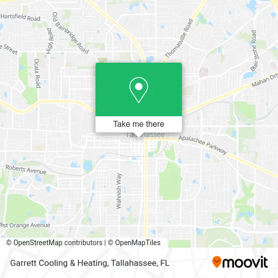 Garrett Cooling & Heating map
