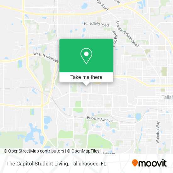 The Capitol Student Living map