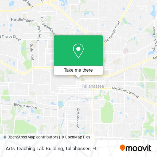 Arts Teaching Lab Building map