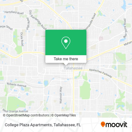 Mapa de College Plaza Apartments