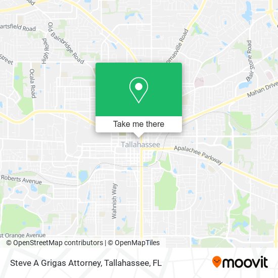 Steve A Grigas Attorney map