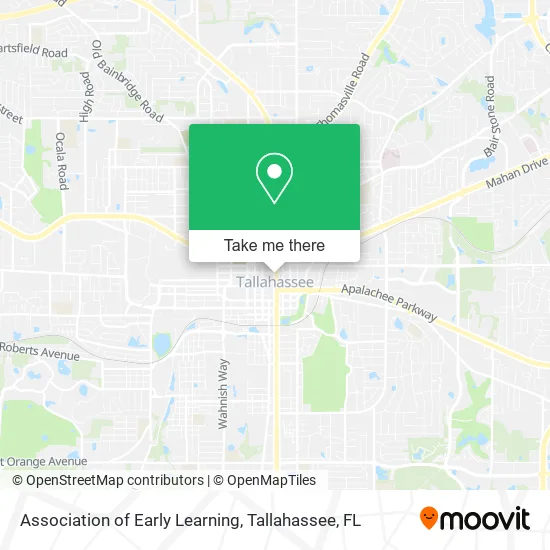 Association of Early Learning map