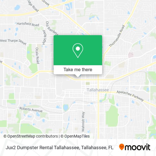 Mapa de Jux2 Dumpster Rental Tallahassee