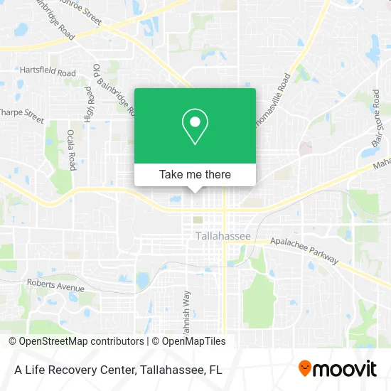 A Life Recovery Center map
