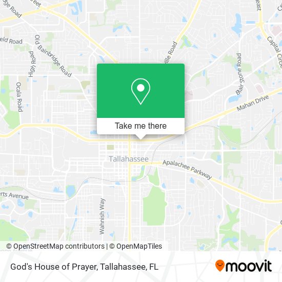 God's House of Prayer map
