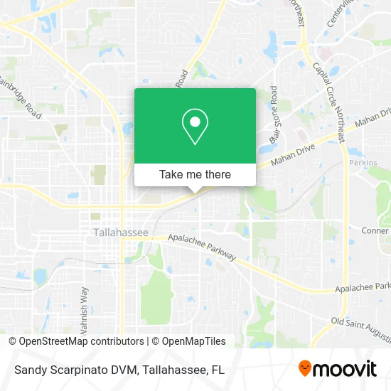 Sandy Scarpinato DVM map