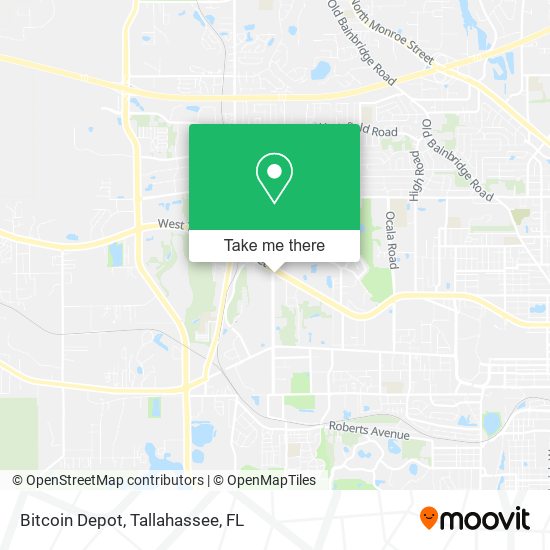 Mapa de Bitcoin Depot