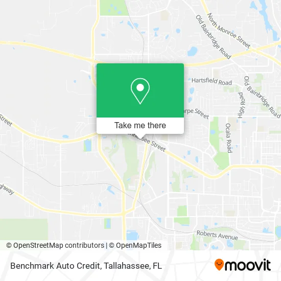 Benchmark Auto Credit map