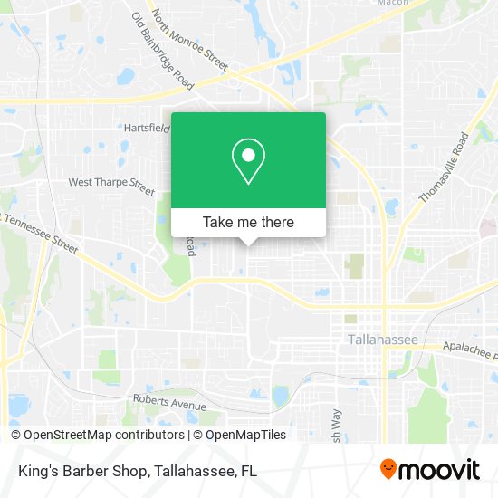 King's Barber Shop map