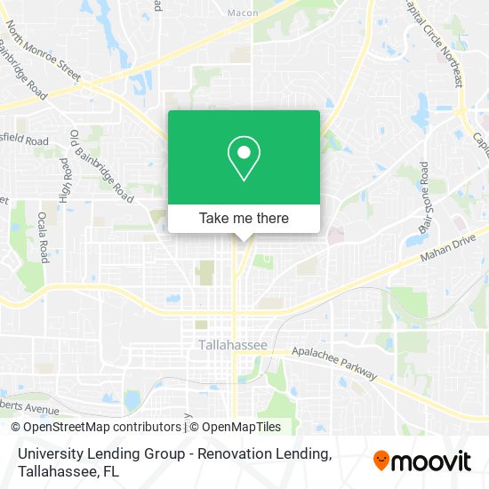 University Lending Group - Renovation Lending map