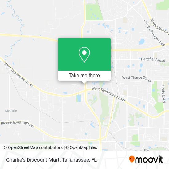 Charlie's Discount Mart map