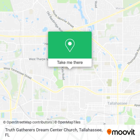 Mapa de Truth Gatherers Dream Center Church