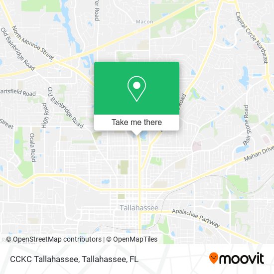 CCKC Tallahassee map