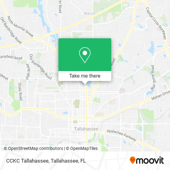 Mapa de CCKC Tallahassee