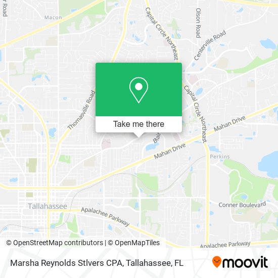 Marsha Reynolds Stlvers CPA map