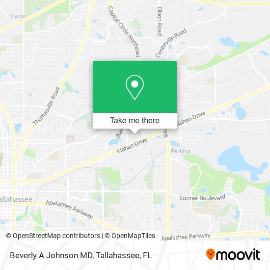 Mapa de Beverly A Johnson MD