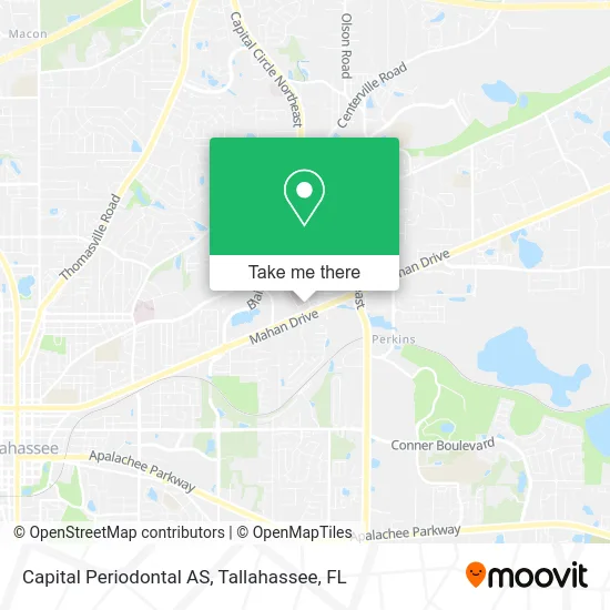 Capital Periodontal AS map