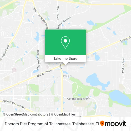 Doctors Diet Program of Tallahassee map
