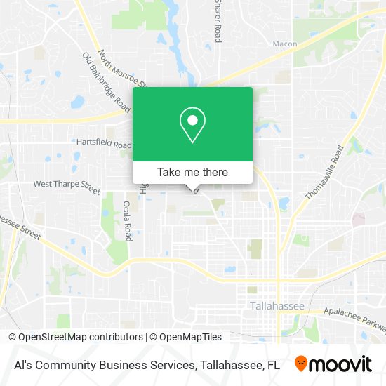 Al's Community Business Services map