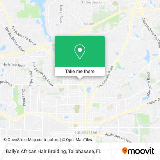 Bally's African Hair Braiding map