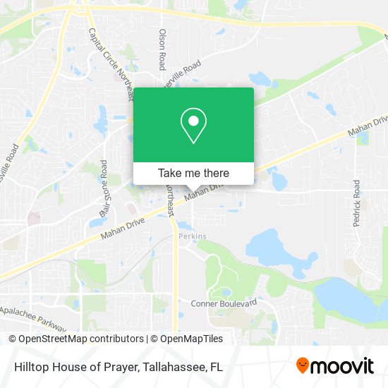 Hilltop House of Prayer map