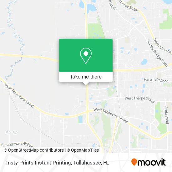Insty-Prints Instant Printing map