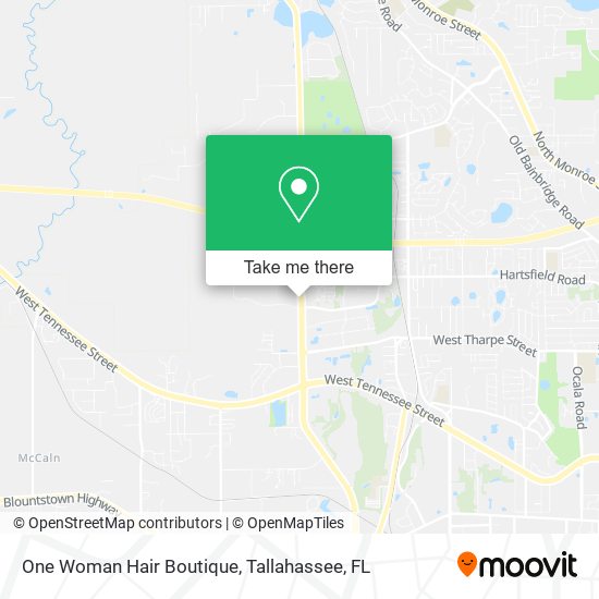 Mapa de One Woman Hair Boutique
