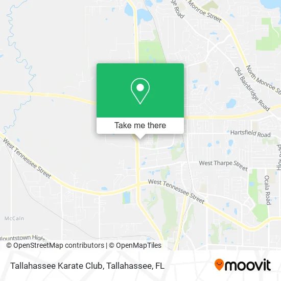 Mapa de Tallahassee Karate Club