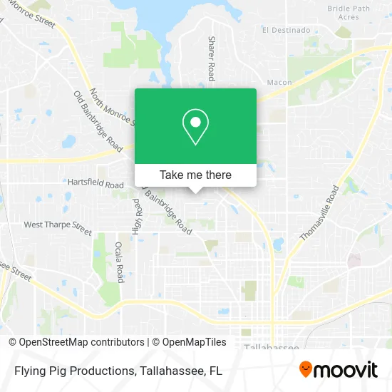 Flying Pig Productions map