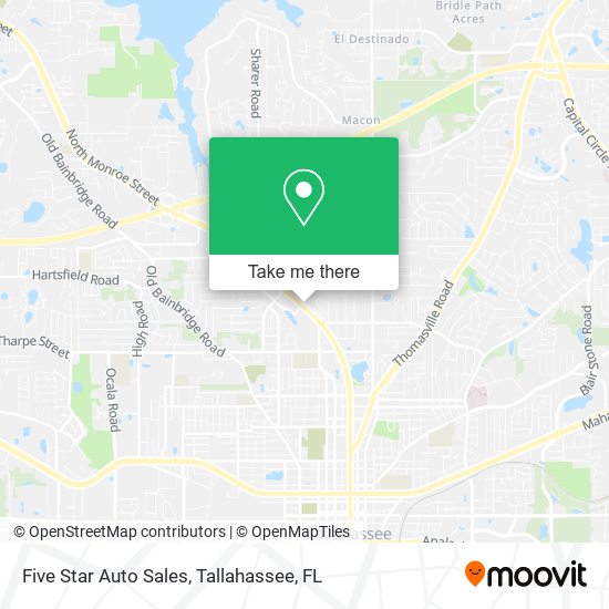 Five Star Auto Sales map