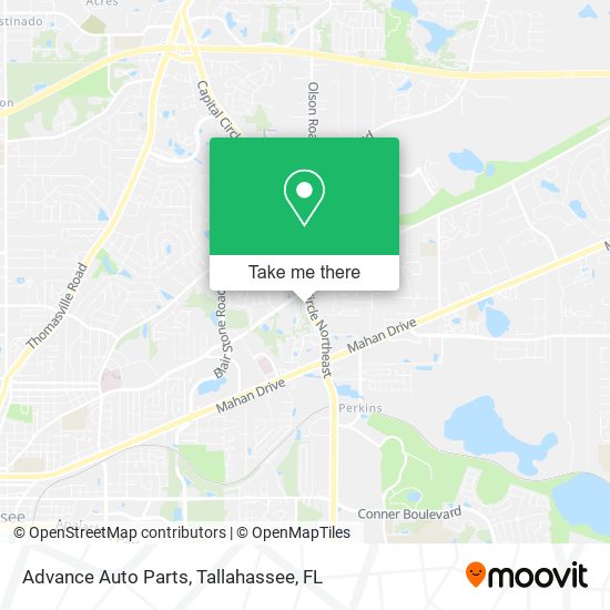 Advance Auto Parts map