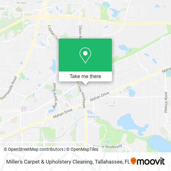 Mapa de Miller's Carpet & Upholstery Cleaning