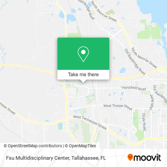 Fsu Multidisciplinary Center map