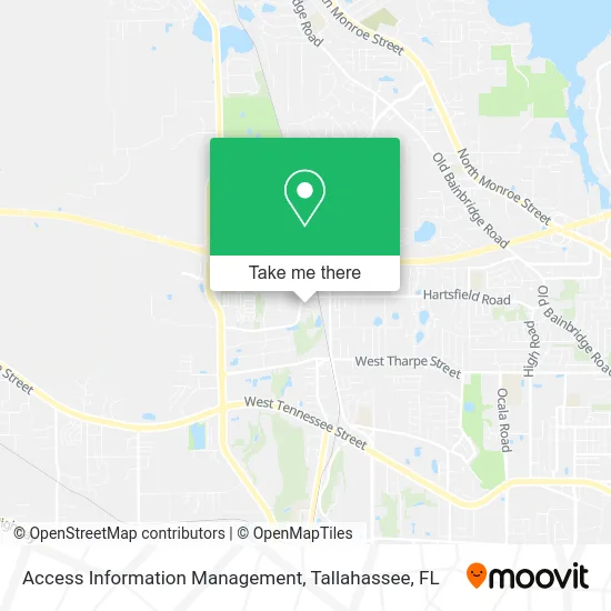Access Information Management map