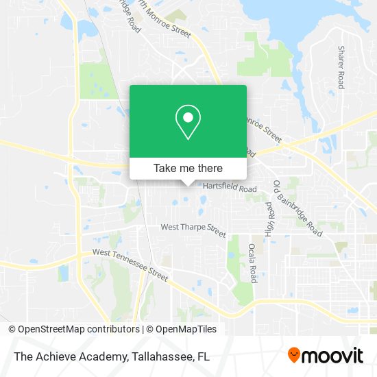 The Achieve Academy map