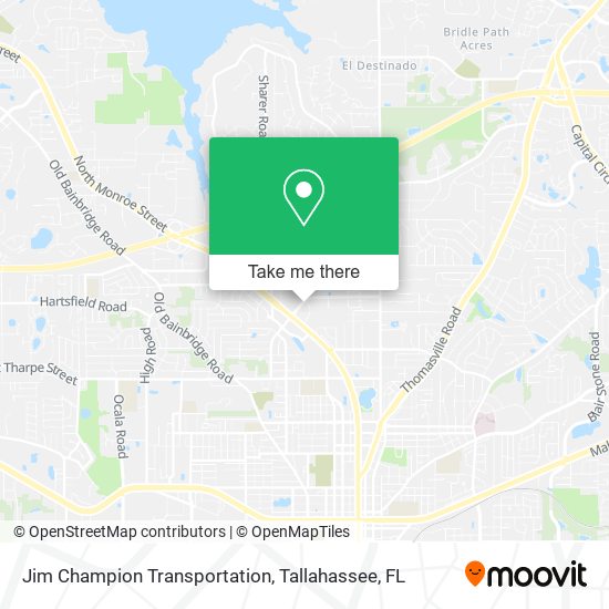 Jim Champion Transportation map