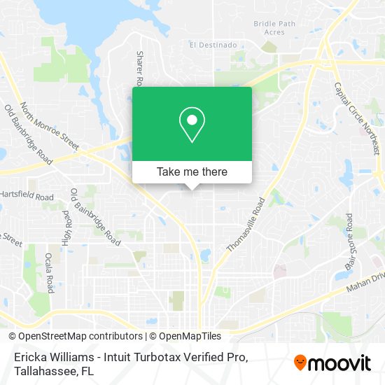 Mapa de Ericka Williams - Intuit Turbotax Verified Pro