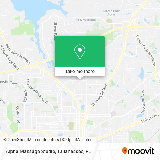 Alpha Massage Studio map