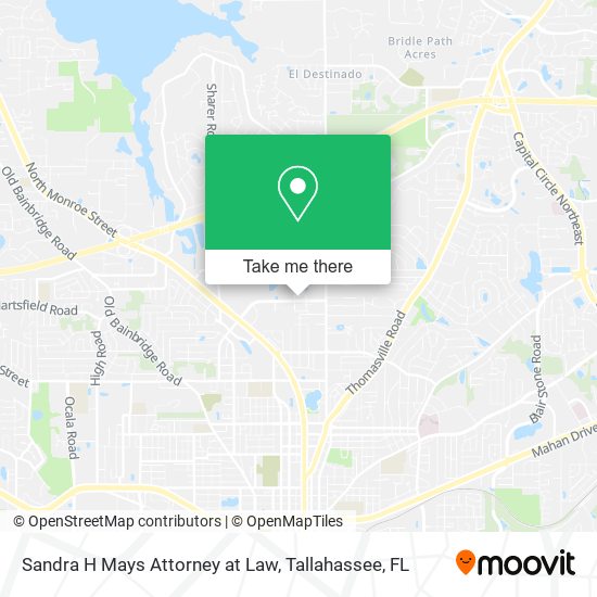 Sandra H Mays Attorney at Law map