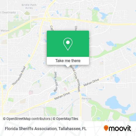 Florida Sheriffs Association map