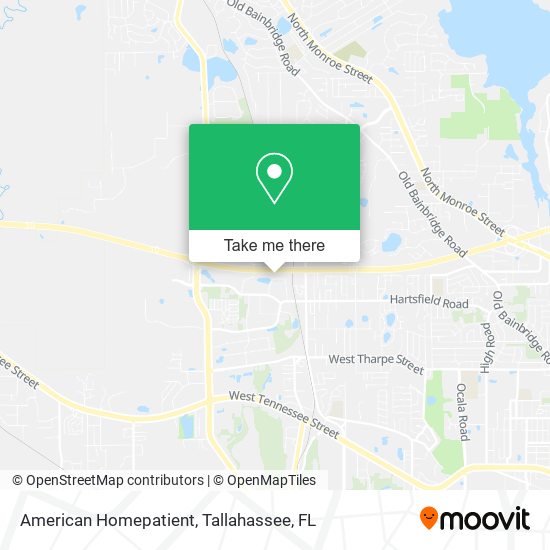 American Homepatient map