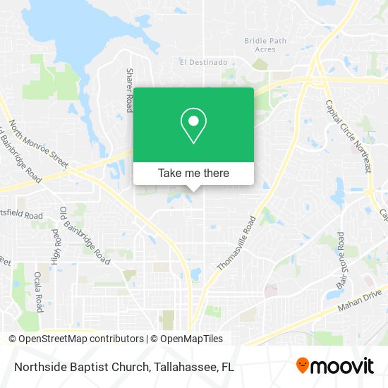 Mapa de Northside Baptist Church
